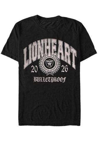 Lionheart – Raiders Crest Team – T-Shirt – Schwarz – M – 100% Baumwolle