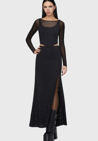 Killstar x Motionless In White – Lisbeth Maxi Black – Rock