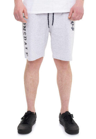 Lonsdale – Knutton Light Marl Grey – Shorts – Grau – XL – 98% Baumwolle, 2% Elastan