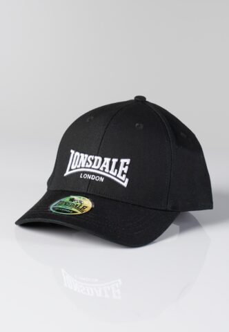 Lonsdale – New Classic Black/White – Cap – Schwarz – Onesize – 100% Baumwolle