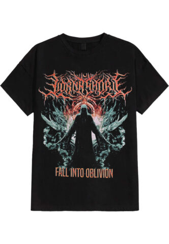 Lorna Shore – Fall Into Oblivion – T-Shirt – Schwarz – M – 100% Baumwolle