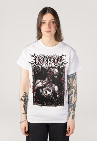 Lorna Shore – Prison Of Flesh White – T-Shirt – Weiß – XXL – 100% Baumwolle