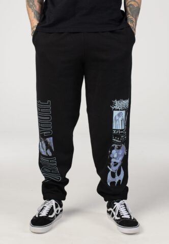 Lorna Shore – Blue Skull – Sweatpants – Schwarz – L – 80% Baumwolle, 20% Polyester