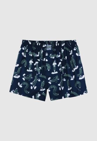 Lousy Livin – Slinky Gang Blue – Boxershorts – Blau – M – 100% Bio-Baumwolle