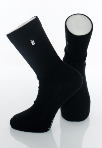 Lousy Livin – Street Court Black – Socken – Schwarz – L/XL – 84% Baumwolle, 15% Nylon, 1% Elastan