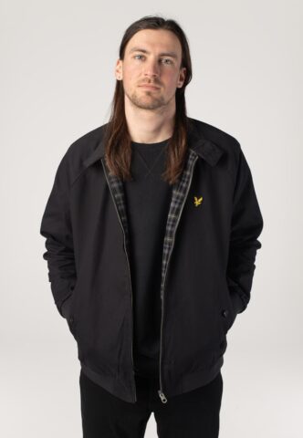 Lyle & Scott – Cotton Harrington Jet Black – Jacke – Schwarz – L – 100% Baumwolle