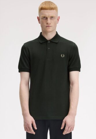 Fred Perry – The Fred Perry Nghgrn/Olivemint – Polo – Grün – S – 100% Baumwolle