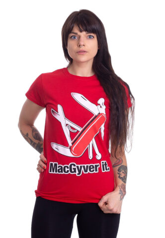 MacGyver – MacGyver It Red – Girly – Rot – XXL – 100% Baumwolle,Jersey