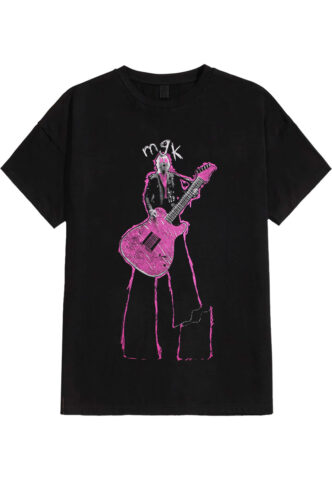 Machine Gun Kelly – Papercuts Sketch – T-Shirt – Schwarz – S – 100% Baumwolle