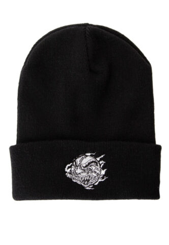 Madball – Ball Logo Premium – Long Beanie – Schwarz – Onesize – 100% Polyacryl
