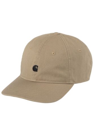 Carhartt WIP – Madison Logo Leather/Black – Cap – Braun – Onesize – 100% Baumwolle