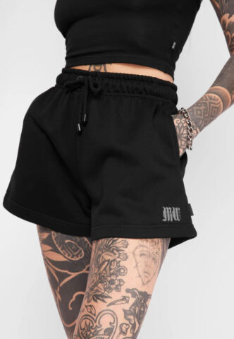 Mary Wyatt – Malice Mini Black – Shorts – Schwarz – L – 80% Baumwolle, 20% Polyester