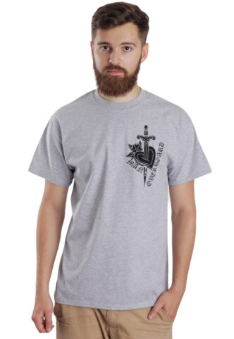 Man Overboard – Dagger Sportsgrey – T-Shirt – Grau – XL – 90% Baumwolle, 10% Polyester