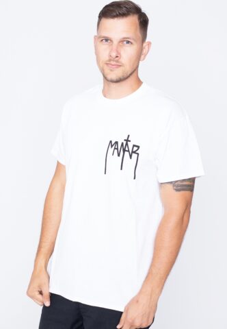 Mantar – Always Give Up White – T-Shirt – Weiß – L – 100% Baumwolle