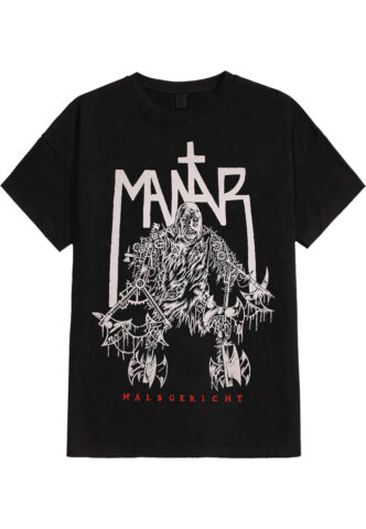 Mantar – Halsgericht – T-Shirt – Schwarz – M – 100% Baumwolle