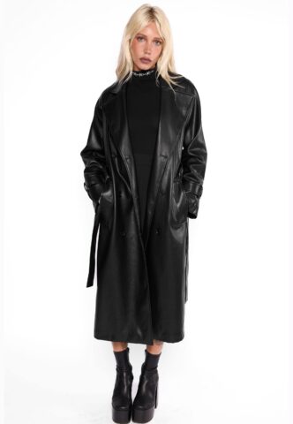 Mary Wyatt – Mara Faux Leather Black – Jacke – Schwarz – L – gid://shopify/Metaobject/70610321645