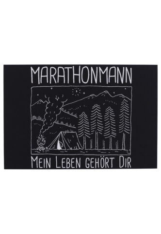 Marathonmann – Zelt – Screenprint – Schwarz – Onesize – gid://shopify/Metaobject/237909737709