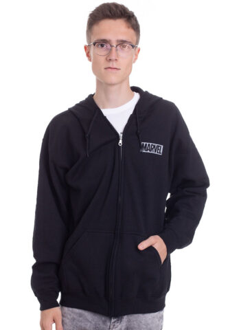 Marvel Comics – Logo – Zipper – Schwarz – L – 50% Baumwolle, 50% Polyester
