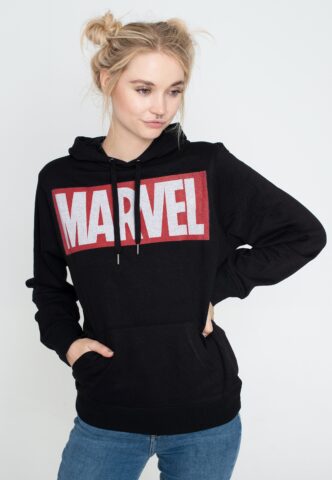 Marvel Comics – Marvel Brick – Hoodie – Schwarz – M – 80% Baumwolle, 20% Polyester