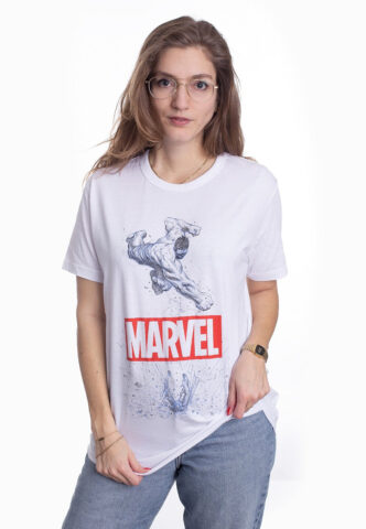 Hulk – Marvel Hulk White – T-Shirt – Weiß – XS – 100% Baumwolle
