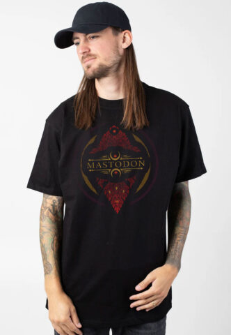 Mastodon – Ornamental Logo – T-Shirt – Schwarz – XL – 100% Baumwolle