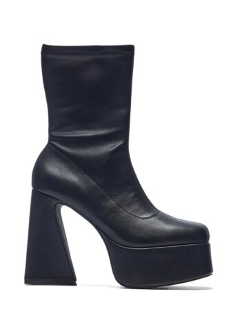 Koi Footwear – Rakot Heeled Black – Girl Schuhe – Schwarz – EU 40 – Synthetic/Textile/Gummi