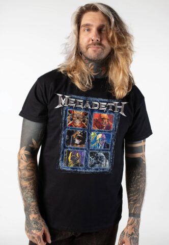 Megadeth – Vic Heads – T-Shirt – Schwarz – XL – 100% Baumwolle