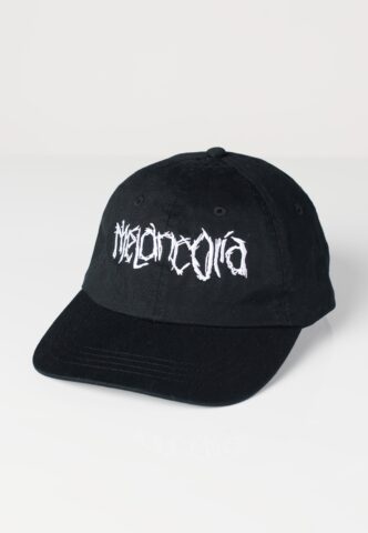 Melancolia – New Logo – Cap – Schwarz – Onesize – 100% Baumwolle