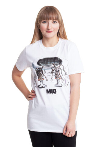 Men In Black – Alien Tech White – T-Shirt – Weiß – S – 100% Baumwolle