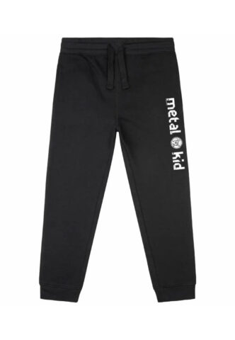 Metal Kids – Metal Kid Kids – Jogginghose – Schwarz – 116 – 100% Bio-Baumwolle