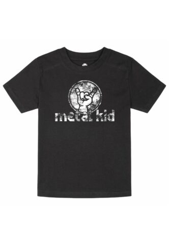 Metal Kids – Vintage Kids – T-Shirt – Schwarz – 104 – 100% Bio-Baumwolle