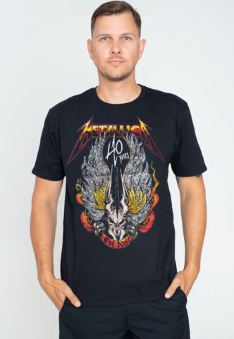 Metallica – 40 Years Vulturious – T-Shirt – Schwarz – XXL – 100% Baumwolle