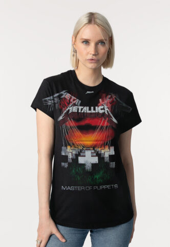 Metallica – Master Of Puppets Jumbo – T-Shirt – Schwarz – S – 100% Baumwolle