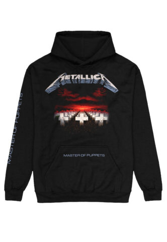 Metallica – Master Of Puppets Tracks – Hoodie – Schwarz – M – 80% Baumwolle, 20% Polyester