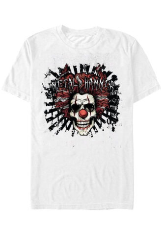 Metal Hammer – El Clowno Rojo White – T-Shirt – Weiß – M – 100% Baumwolle