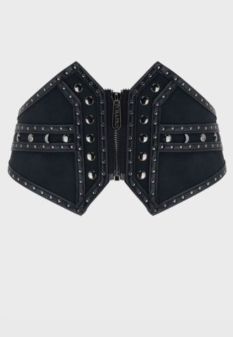 Killstar – Celestmourne Black – Gürtel – Schwarz – XS/S – 100% Polyurethan