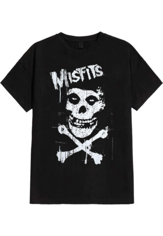 Misfits – Bones – T-Shirt – Schwarz – XXL – 100% Baumwolle