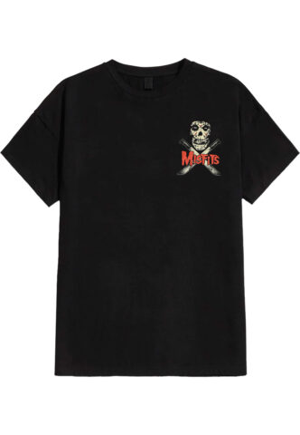 Misfits – Machete Back Print – T-Shirt – Schwarz – M – 100% Baumwolle