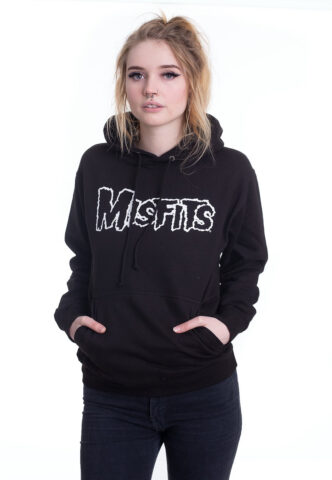 Misfits – Skull – Hoodie – Schwarz – M – 50% Baumwolle, 50% Polyester