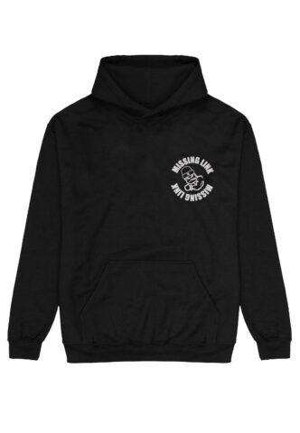 Missing Link – Gun – Hoodie – Schwarz – XXL – 50% Baumwolle, 50% Polyester