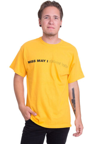 Miss May I – Iconic Gold – T-Shirt – Gelb – S – 100% Baumwolle