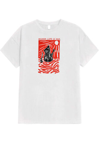 Modern Life Is War – Rat White – T-Shirt – Weiß – S – 100% Baumwolle