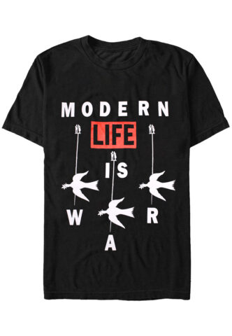 Modern Life Is War – Tribulation – T-Shirt – Schwarz – M – 100% Baumwolle