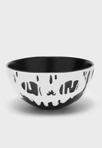 Killstar – Molten Skull Earthenware Black – Schüssel – Schwarz – Onesize – Stein