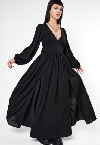 Mary Wyatt – Morgana – Kleid – Schwarz – M – 100% Polyester
