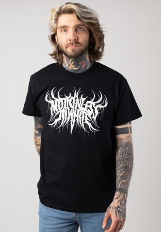 Motionless In White – Death Logo – T-Shirt – Schwarz – S – 100% Baumwolle