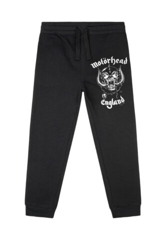 Motörhead – England Stencil Kids – Jogginghose – Schwarz – 116 – 100% Bio-Baumwolle
