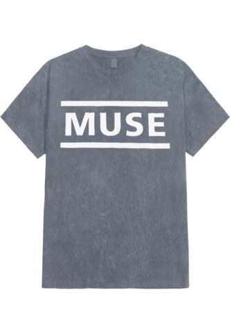Muse – Logo Dip-Dye – T-Shirt – Schwarz – L – 100% Baumwolle