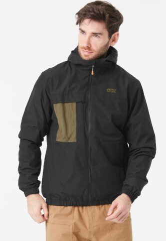 Picture – Stall Black – Jacke – Schwarz – M – Obermaterial: 100% Polyester; Futter: 100% Nylon