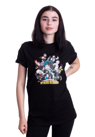 My Hero Academia – Heroes – T-Shirt – Schwarz – XXL – 100% Baumwolle